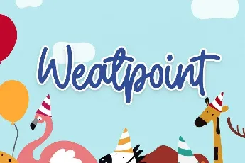 Weatpoint font