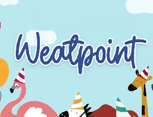 Weatpoint font