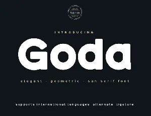 Goda font