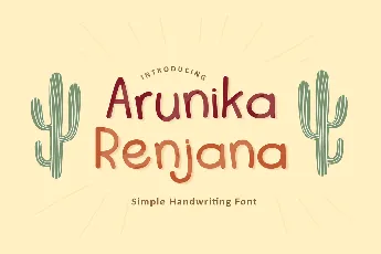 Arunika Renjana font