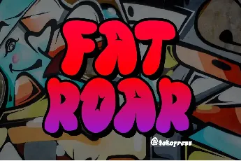 Fat-Roar font