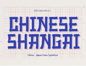 Chinese Shangai - Demo Version font