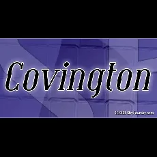 SF Covington font