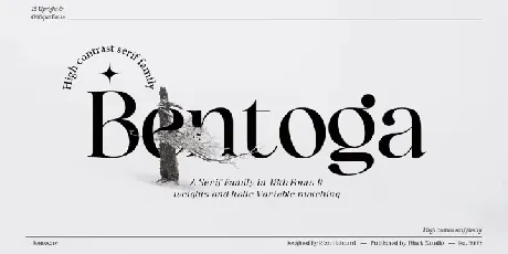 Bentoga font