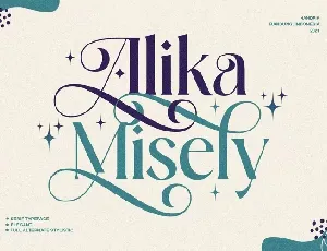 Alika Misely font