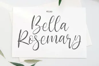 Bella Rosemary font