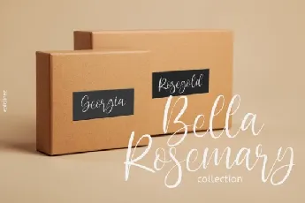 Bella Rosemary font