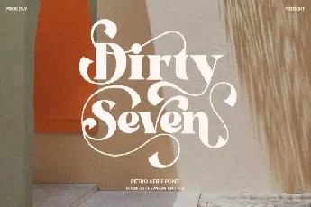 Dirty Seven font