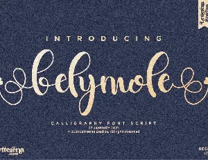 Belymole font