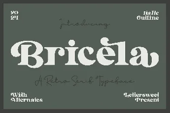 Bricela font