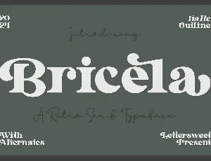 Bricela font