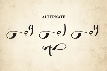 Vintage Calligraphy font