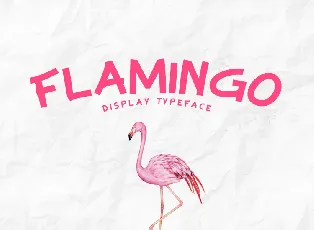 Flamingo font