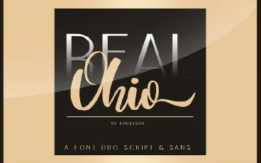 Real Ohio Duo font