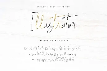 Indesign Signature Script font