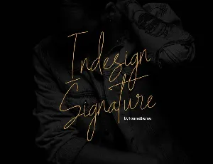 Indesign Signature Script font