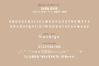 Brifa font