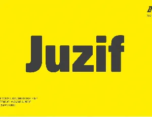 Juzif font