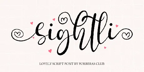 Sightli font