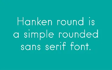 hanken round font