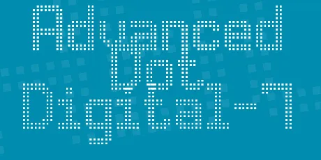 Advanced Dot Digital-7 font