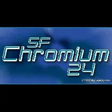 SF Chromium 24 font