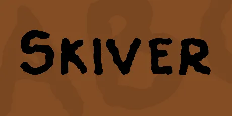 Skiver font