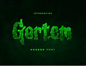 Gortem font