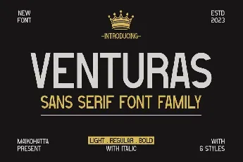 Venturas font