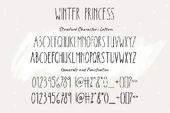 Winter Princess Sans Serif Demo font