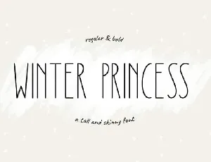 Winter Princess Sans Serif Demo font