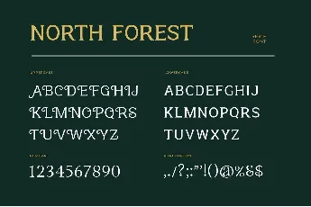 North Forest font