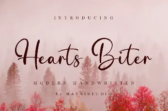 Hearts Biter font