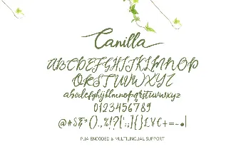 Canilla font