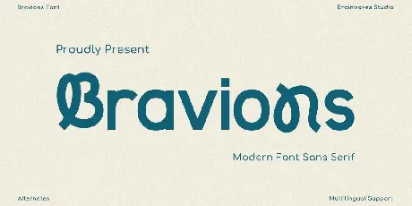 BRAVIONS DEMO font