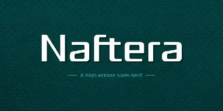 Naftera font