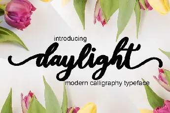 Daylight Calligraphy font