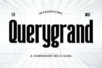 Querygrand font