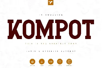 Kompot Slab font