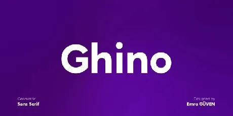 Ghino Family font