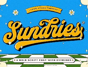 Sundries Script font