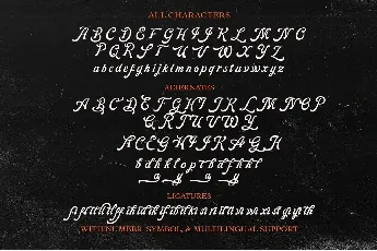 The Mallister font