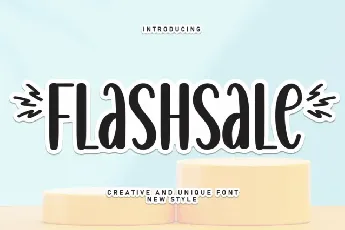 Flashsale Display font