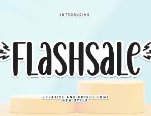 Flashsale Display font