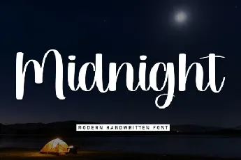 Midnight Script font