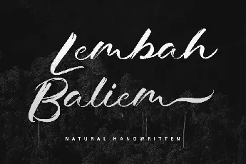 Lembah Baliem-Personal use font