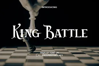 King Battle font