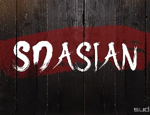 SDAsian font