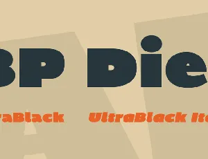 BP Diet font