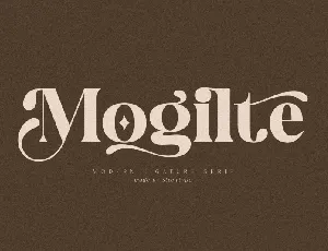 Mogilte font